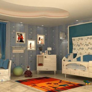 تخت خواب هوشمند و ضدزلزله نوزاد کشودار