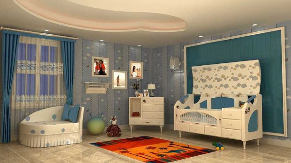 تخت خواب هوشمند و ضدزلزله نوزاد کشودار